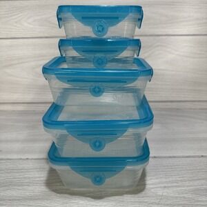 Stretch & Fresh Food Storage Containers (Set of 5) 5oz,‎ 15oz, 23oz